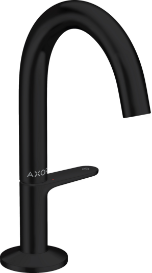 Axor One Select 140 Servantbatteri Med bunnventil, Sort Matt Axor One Select 140 Servantbatteri Med bunnventil, Sort Matt