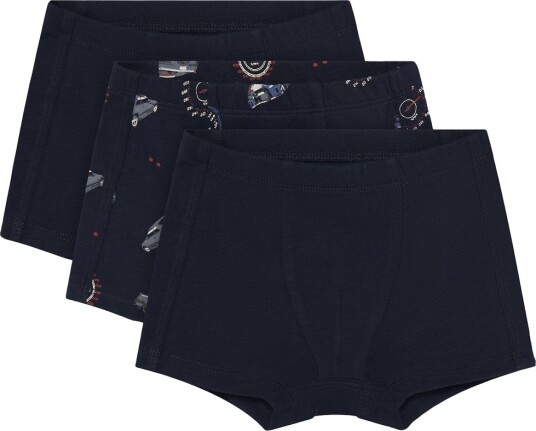 Minymo Boxers 3 Pack Aop Navy 110