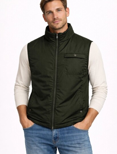 SNOOT Fassa Vest M Khaki green L SNOOT Fassa Vest M Khaki green L