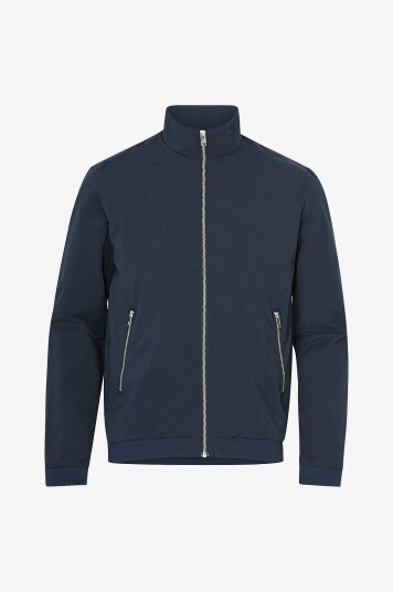 Jack & Jones - Jakke jjeRush Harrington Bomber Noos - Blå Jack & Jones - Jakke jjeRush Harrington Bomber Noos - Blå