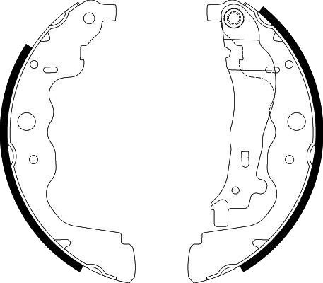 Bremsesko sett HELLA 8DB 355 000-301