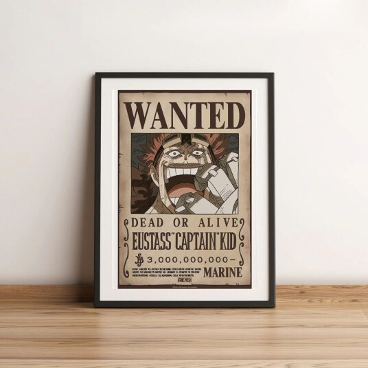 One Piece Plakat 52 x 38 cm Wanted Kid Wano