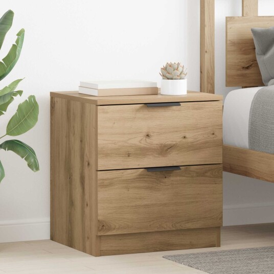  Nattbordskap 2 pcs artisan eik 45 x 39 x 50 cm Konstruert tre