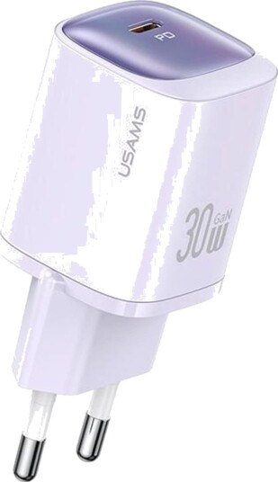 Usams Lader CC251 30W Gan Usb C Fast Charging Hc Serien Lilla CC251TC03