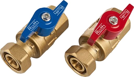 Roth kuleventilsett rett 3/4" EURO