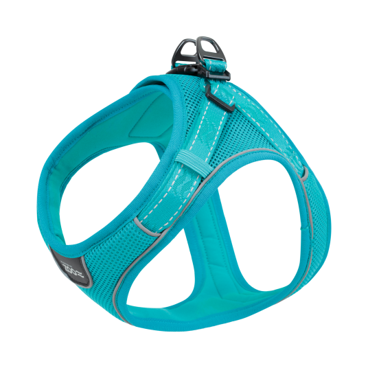 Selected By Zoo Rufus Soft Justerbar Hundesele Turkis 20mm 34-44cm