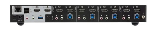 Aten Cs1844 4-Port Usb 3.0 4K Hdmi Dual Display Kvmp Switch - Kvm / Lyd / Usb-Svitsj - 4 X Kvm/Lyd/Usb - 1 Lokalbruker - Stasjonær