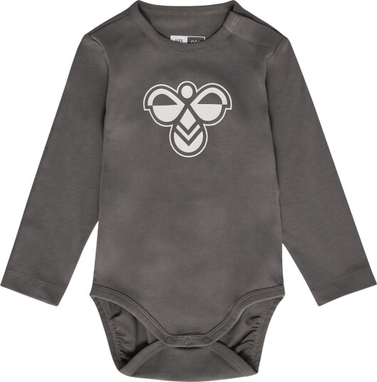 Hummel Body I/e hmlMini Logo Dark Gyllengrå Hummel 68 Langermet Body Armygrønn 62