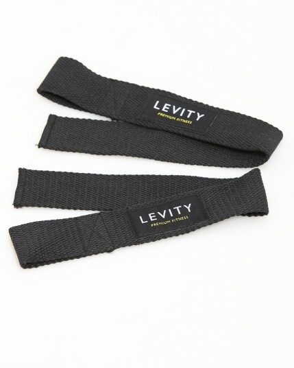 LEVITY Fitness Lifting Straps – black LEVITY Fitness Lifting Straps – black