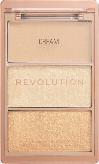 Revolution Beauty Highlight Icon Palette Rosy Gold Glow