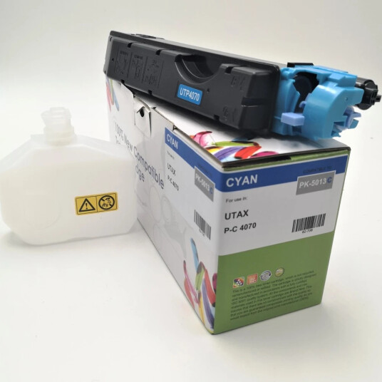 TB Toner Cyan (12.000 sider) erstatter Utax 1T02NTCUT0/PK-5013C TB Premium toner