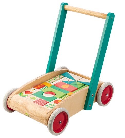 Tender Leaf Walker with Wooden Blocks TL8464 Tender Leaf Walker with Wooden Blocks TL8464