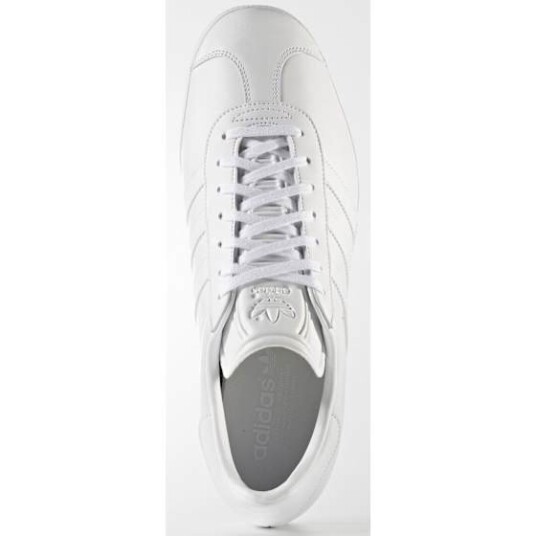 Adidas Originals Gazelle Herre Cloud White/Cloud White/Gold Metallic 44