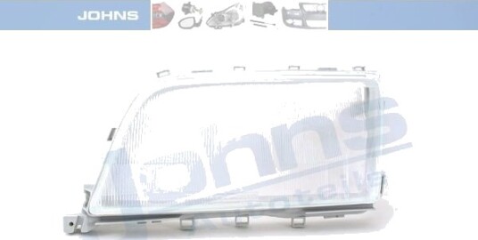 JOHNS 50 02 09-1 Lykteglass, hovedlys JOHNS 50 02 09-1 Lykteglass, hovedlys