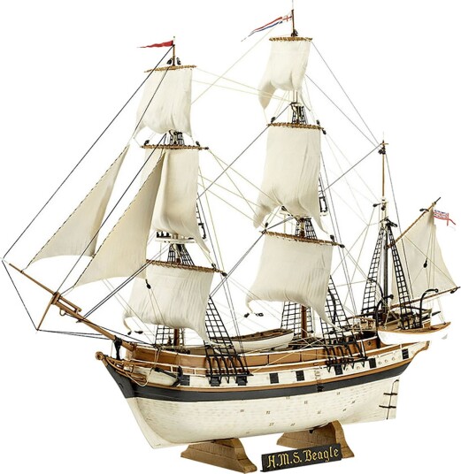 Revell HMS Beagle Modellskip Byggesett 1:96