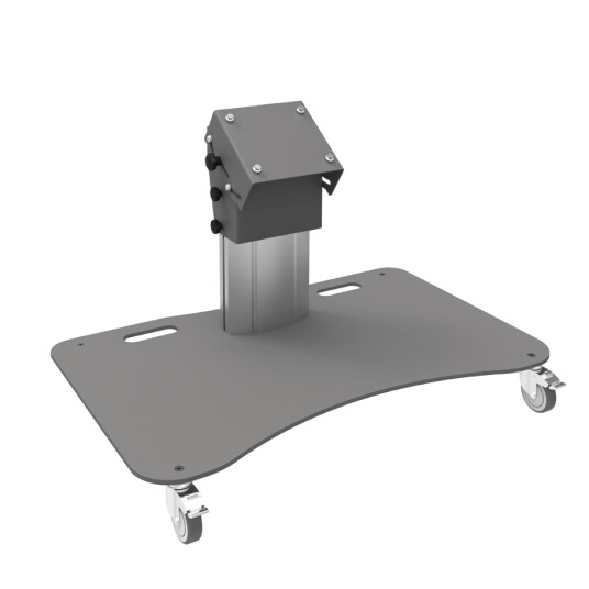 SmartMetals PodiumStatief op wielen 350 mm voor schermen t/m 50 inch, max. 65 kg