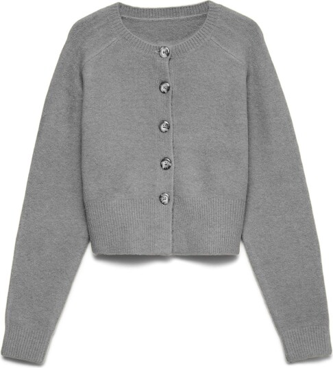 Vero Moda Vmsif Ls O Neck Cardigan Noos MEDIUM GREY MELANGE L Vero Moda Vmsif Ls O Neck Cardigan Noos MEDIUM GREY MELANGE L