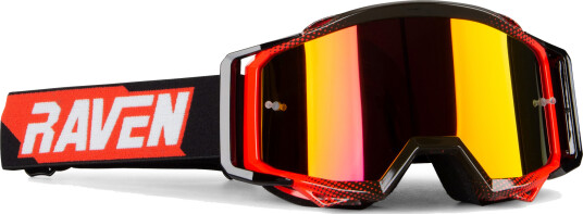 Raven Crossbriller Sniper Dobbelglass Crimson Echo-Rødt Speilglass Raven Crossbriller Sniper Dobbelglass Crimson Echo-Rødt Speilglass