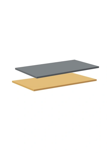 Hafa Eden Benkeplate 1200 1210x465 mm Mørkegrå steindekor