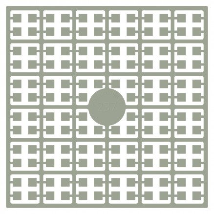 Pixelhobby Midi Perler 237 Lys Bevergrå 2x2mm 140 pixels