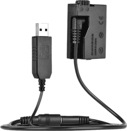 Dr e8 Dummy batteri Kompatibel med Canon Eos 550d 600d 650d 700d Dslr kameraer