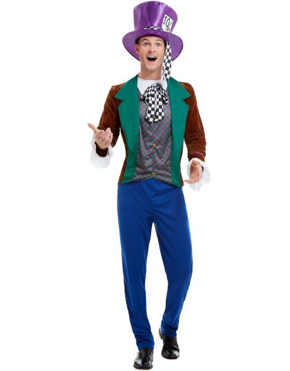 Mad Hatter Inspirert Kostyme til Mann   Strl XL