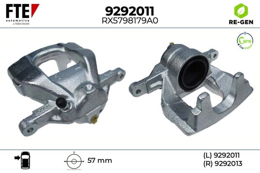 Bremsecaliper FTE 9292011 Bremsecaliper FTE 9292011