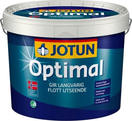 Jotun Eksteriormaling Optimal Hvit 9l