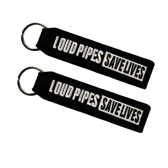 Nøkkelring Loud Pipes Saves Lives Nøkkelring Loud Pipes Saves Lives