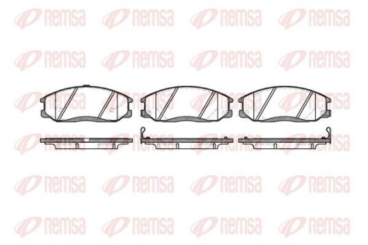 Bremseklosser REMSA 0771.22 Bremseklosser REMSA 0771.22