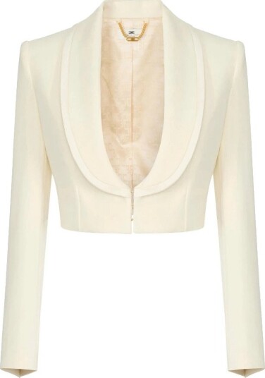 Elisabetta Franchi Dame Jakker Beige L,