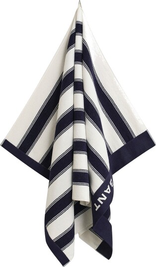 Gant Home Badehåndkle Yacht Stripe Blå Gant Home Badehåndkle Yacht Stripe Blå