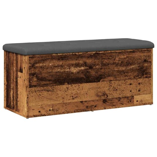  Oppbevaringsbenk gammelt tre 102x42x45 cm konstruert tre 8721158446138