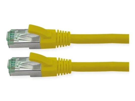 Roline Rm S/Ftp Patchkabel Cat6a/Kl.Ea Tpe Gelb 15M Ftp Pimf 15 M Cat6a S/Ftp S-Stp Rj-45 Rj-45 Gul