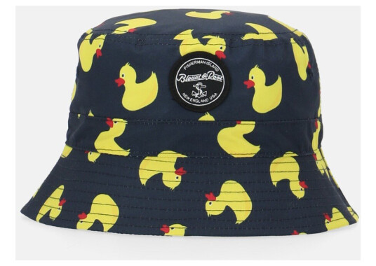 Blount & Pool Hawaii Bucket Hat Navy Yellow Duck S/M Capser Blount & Pool Hawaii Bucket Hat Navy Yellow Duck S/M Capser