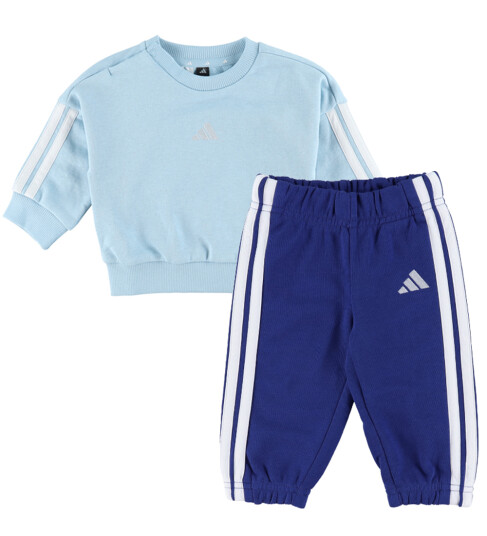 Adidas Performance Joggedress I 3S FT JOG 240 GLOBLU/White Adidas Performance 4 år 104 Joggedress Blå