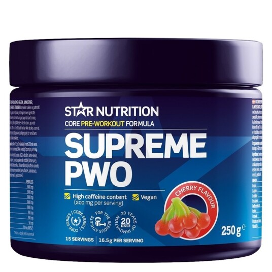 Star Nutrition Supreme PWO Cherry 250g Star Nutrition Supreme PWO Cherry 250g