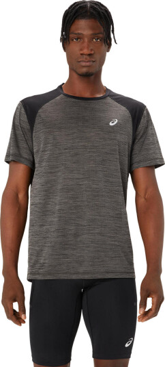 Asics Men's Road Short Sleeve Top Performance Black XS