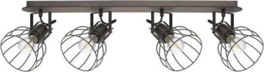 Eglo Sambatello Vegglampe 4L E27 Antikk/Nød Eglo Sambatello Vegglampe 4L E27 Antikk/Nød