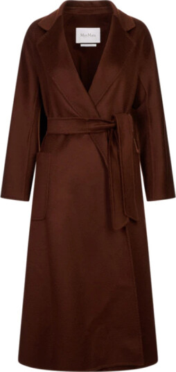 Max Mara Dame Frakker Brun XS,