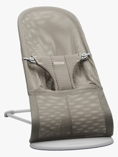 BabyBjörn Bliss Vippestol Mesh Grey Beige BabyBjörn Bliss Vippestol Mesh Grey Beige