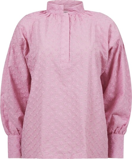 Norsk Festdrakt Skjorte med broderi Marthe Rosa Rosa 38,40