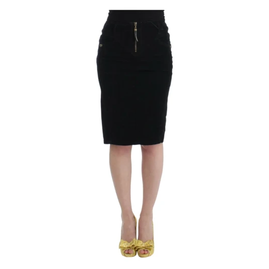 Roberto Cavalli Dame Skjørt Svart S, Roberto Cavalli Dame Skjørt Svart S,