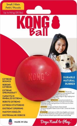 Kong Original Rød Hundeball M/L Kong Original Rød Hundeball M/L