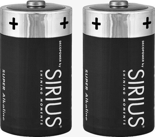 Sirius Home C/LR14-batterier – 2-pakning, blå/sølv