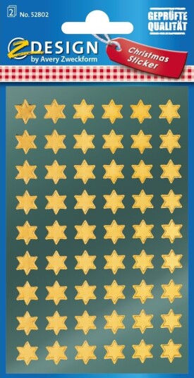 Avery Zweckform Stars Stickers 52802