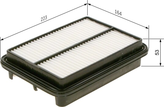 Luftfilter BOSCH 1 987 429 123 Luftfilter BOSCH 1 987 429 123