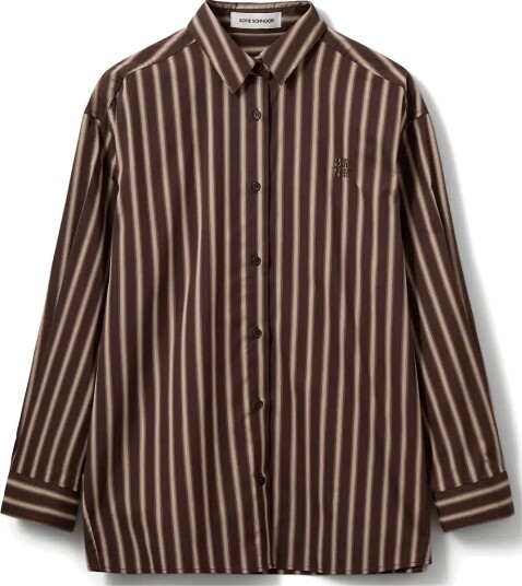 Sofie Schnoor Mercysw Oversized Shirt   Brown   42