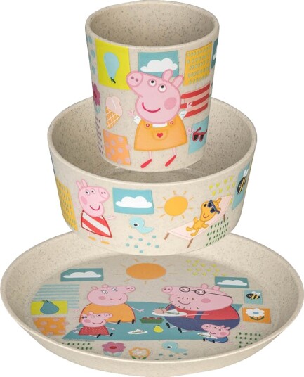 Koziol Connect barneservis 3 deler Peppa Gris Koziol Connect barneservis 3 deler Peppa Gris