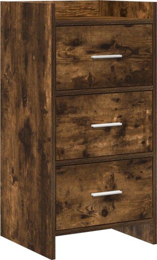  Serviesskap Røkt Eik 40 x 36 x 80 cm Konstruert tre